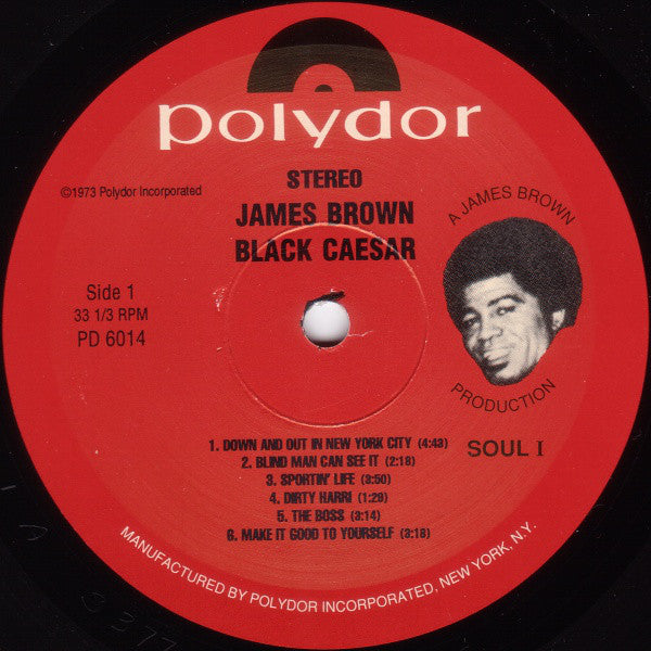 James Brown : Black Caesar (LP, Album, RE)