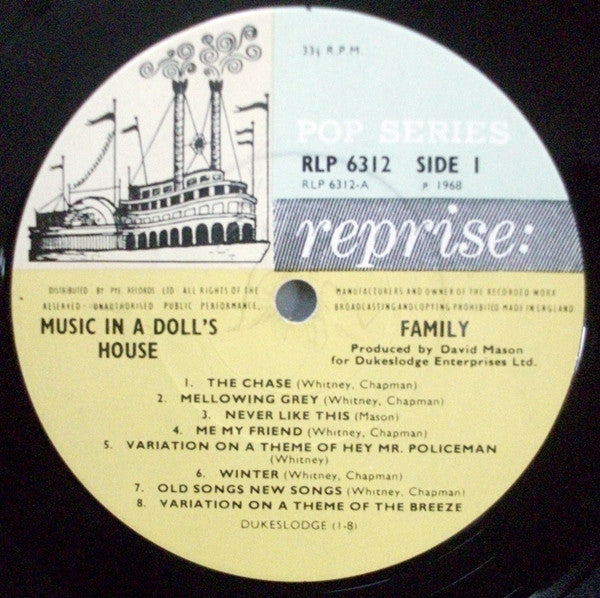 Family (6) : Music In A Doll's House (LP, Album, Mono)