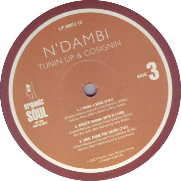N'Dambi : Tunin Up & Cosignin (2xLP)
