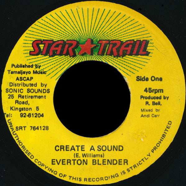 Everton Blender : Create A Sound (7")