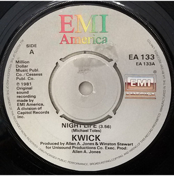 Kwick : Night Life (7")