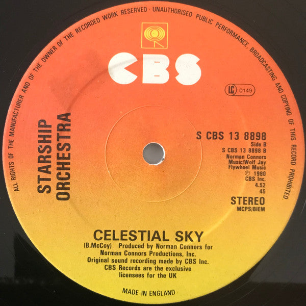 The Starship Orchestra : You're A Star / Celestial Sky (12")