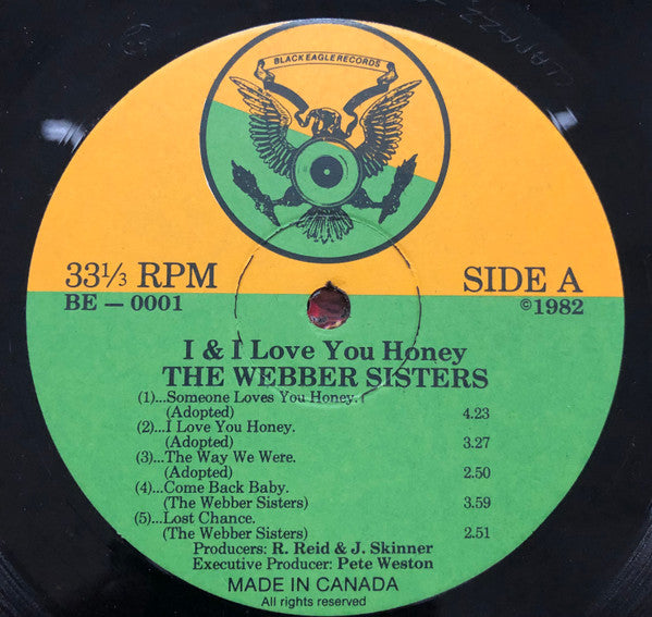 The Webber Sisters* : I & I Love You Honey (LP, Album)