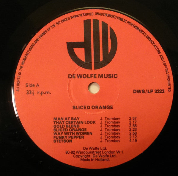 Jack Trombey / John Eady : Sliced Orange (LP)