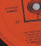 Bob Dylan : The Times They Are A-Changin' (LP, Album, RP)