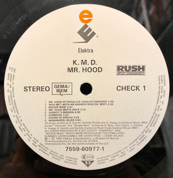 KMD : Mr. Hood (LP, Album)