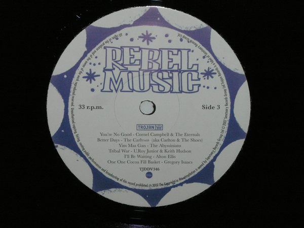 Various : Rebel Music (A Reggae Anthology - Volume 2) (2xLP, Comp)