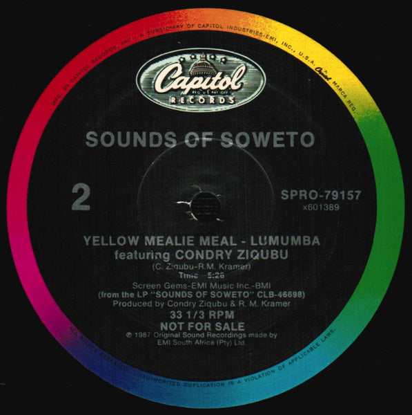Condry Ziqubu / Lumumba (3) : Sounds Of Soweto (12", Promo)