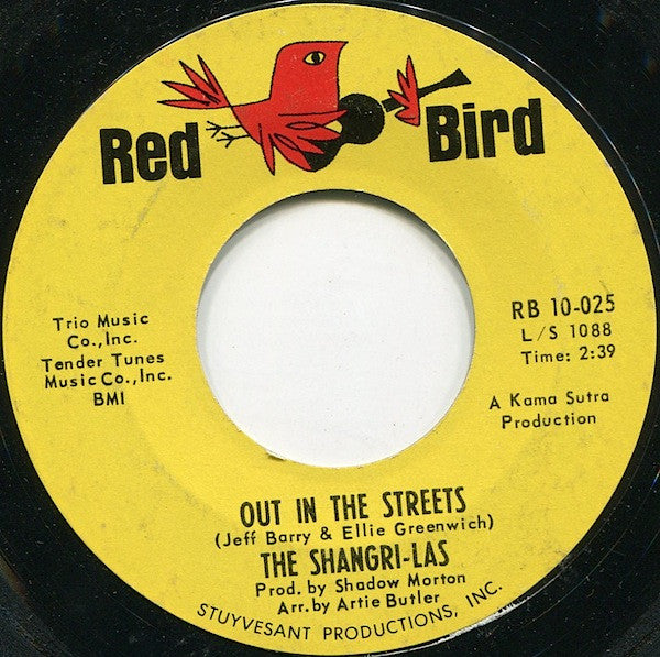 The Shangri-Las : Out In The Streets (7")