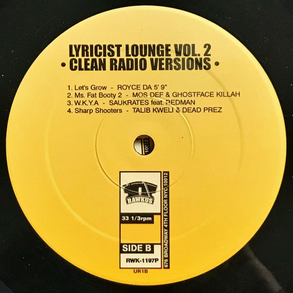 Various : Lyricist Lounge Vol. 2 (2xLP, Comp, Cle)