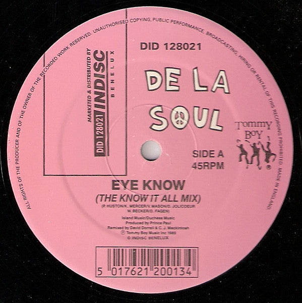 De La Soul : Eye Know (12")