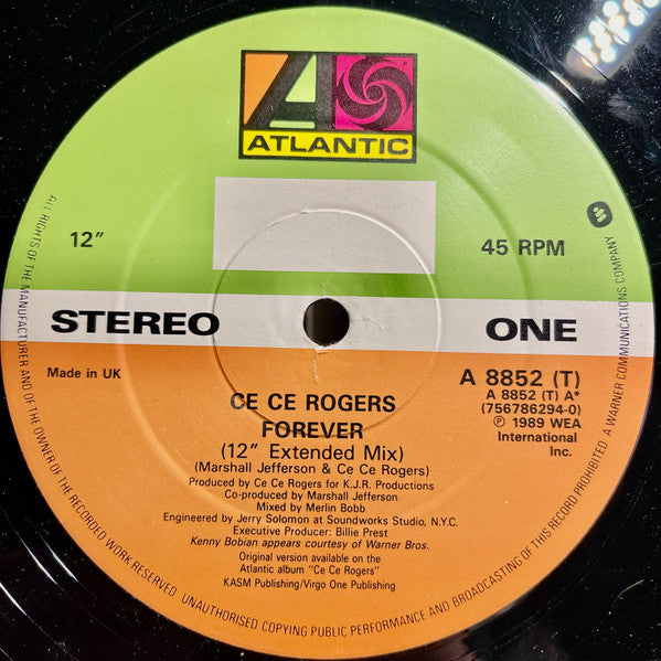 CeCe Rogers* : Forever / Someday (12")