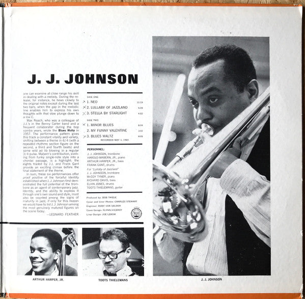 J.J. Johnson : Proof Positive (LP, Album, Mono)