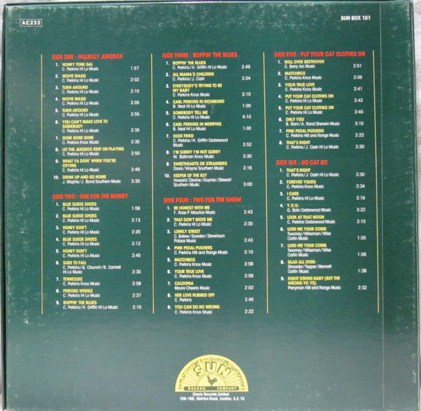 Carl Perkins : The Sun Years (3xLP, Comp + Box)