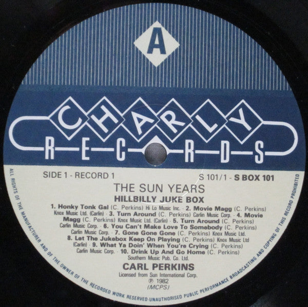 Carl Perkins : The Sun Years (3xLP, Comp + Box)