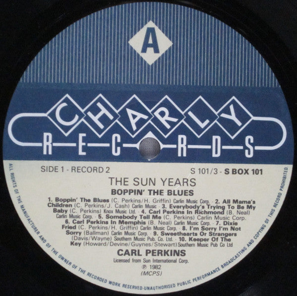 Carl Perkins : The Sun Years (3xLP, Comp + Box)