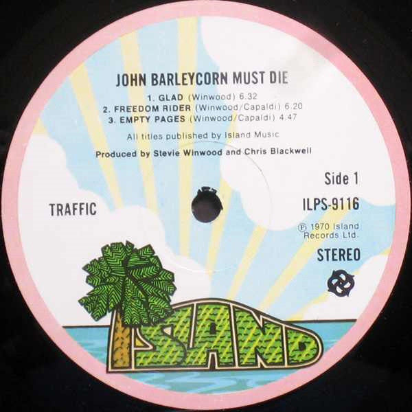 Traffic : John Barleycorn Must Die (LP, Album, RE, Gat)