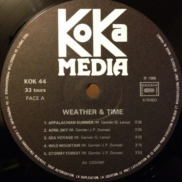 Michel Garnier - Jean-Pierre Dumas : Weather & Time (LP)