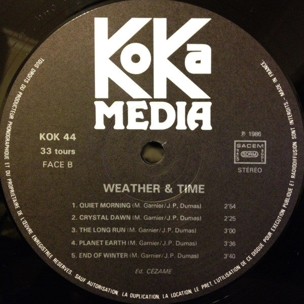 Michel Garnier - Jean-Pierre Dumas : Weather & Time (LP)