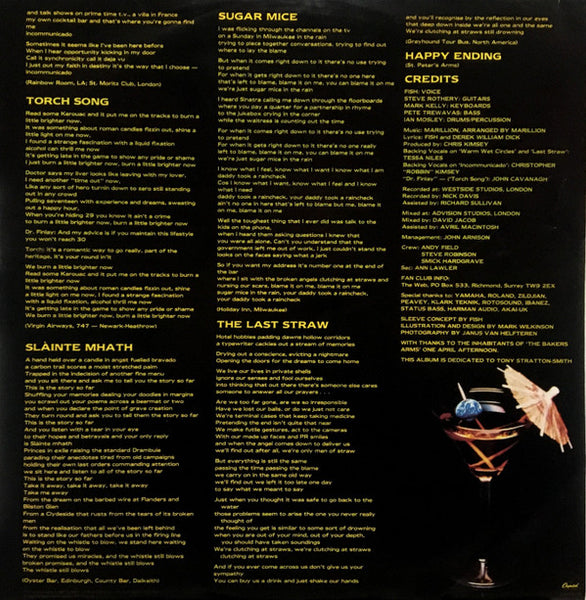 Marillion : Clutching At Straws (LP, Album, Spe)