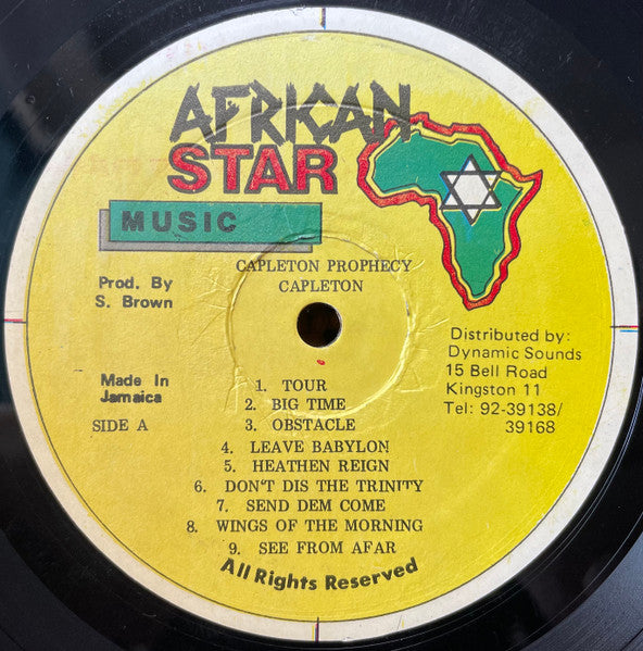 Capleton : Prophecy (LP, Album)