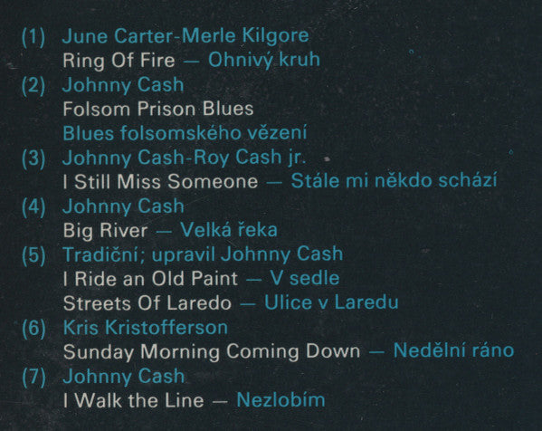 Johnny Cash : Koncert V Praze = In Prague Live (LP, Album)