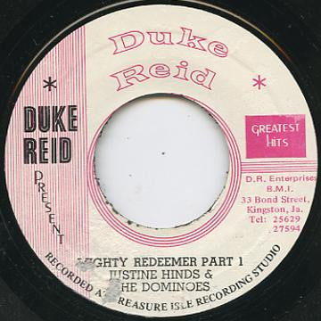 Justin Hinds & The Dominoes : Mighty Redeemer (7")