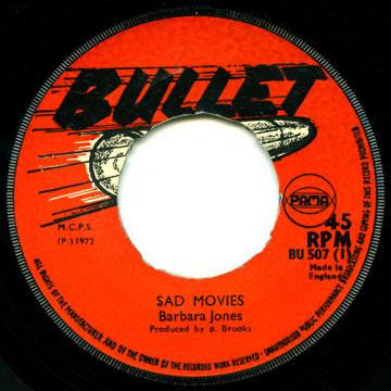 Barbara Jones / Sir Harry (2) : Sad Movies / Movies Version (7")