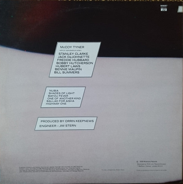 McCoy Tyner : Together (LP, Album, Gat)