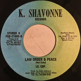 Le Cop : Law Order & Peace (7")