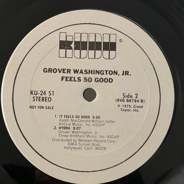 Grover Washington, Jr. : Feels So Good (LP, Album, Promo)