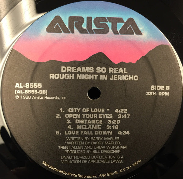 Dreams So Real : Rough Night In Jericho (LP, Album)
