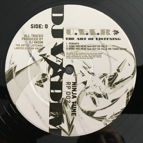 DJ Vadim : U.S.S.R (The Art Of Listening) (12", Ltd)