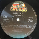 Billy Paul : Lately (LP, Album)