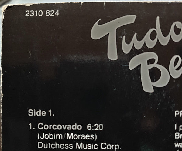 Joe Pass And Paulinho Da Costa : Tudo Bem! (LP, Album, RE)