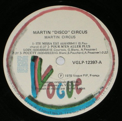 Martin Circus : Martin "Disco" Circus (LP, Album)