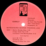 George Freeman / Charles Earland : Introducing George Freeman Live With Charlie Earland Sitting In (LP, Album, Mono)