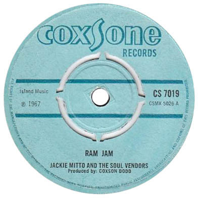 Jackie Mitto* And The Soul Vendors / The Summertairs : Ram Jam / You Are Gonna Leave Me (7")