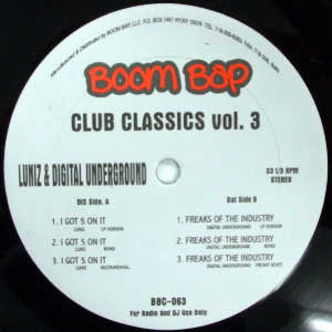 Luniz / Digital Underground : Club Classics Vol. 3 (12", Unofficial)