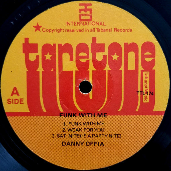 Danny Offia And The Friks : Funk With Me (LP, Album)
