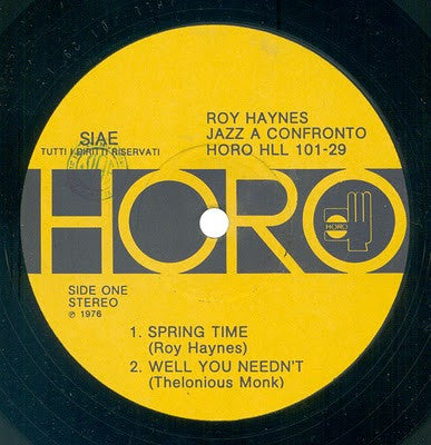 Roy Haynes : Jazz A Confronto 29 (LP, Album)