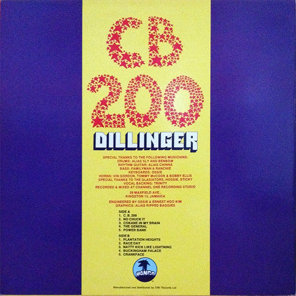 Dillinger : CB 200 (LP, Album)