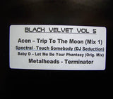Various : Black Velvet Vol 5 (12", Unofficial, W/Lbl)