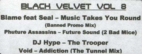 Various : Black Velvet Vol 8 (12", Unofficial, W/Lbl)