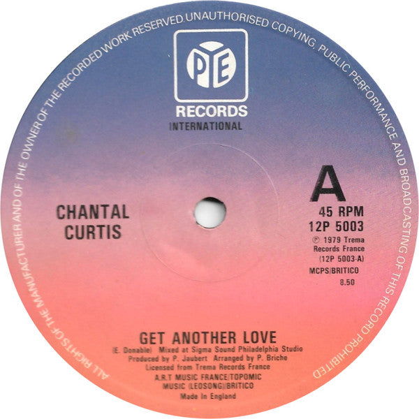 Chantal Curtis : Get Another Love (12", Ltd)