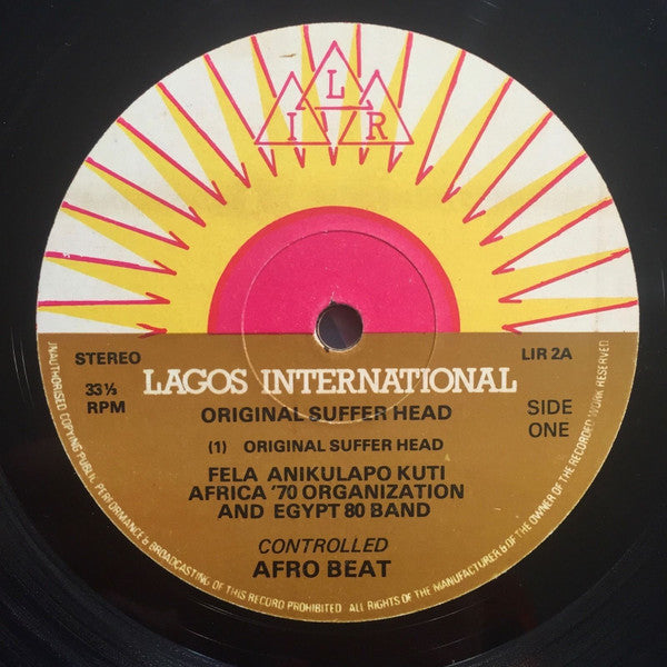 Félá Anikulapo Kuti* & Egypt 80 : Original Suffer Head (LP, Album)