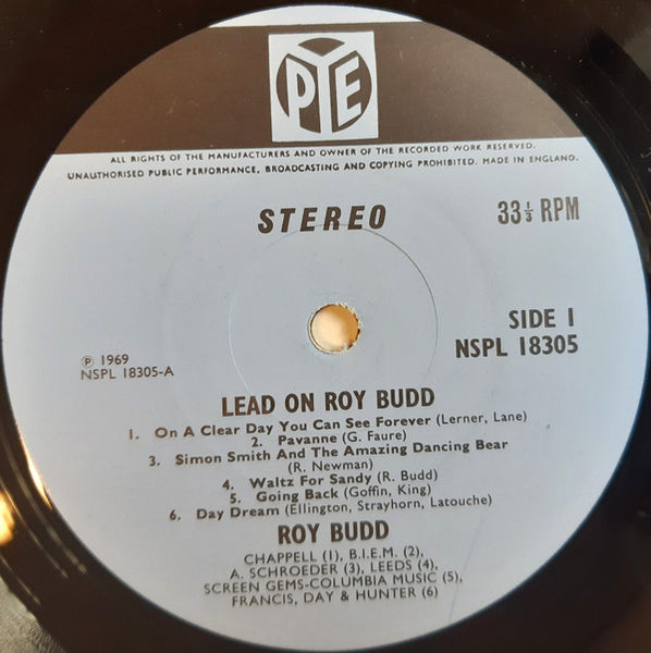 Roy Budd : Lead On Roy Budd (LP, Album)