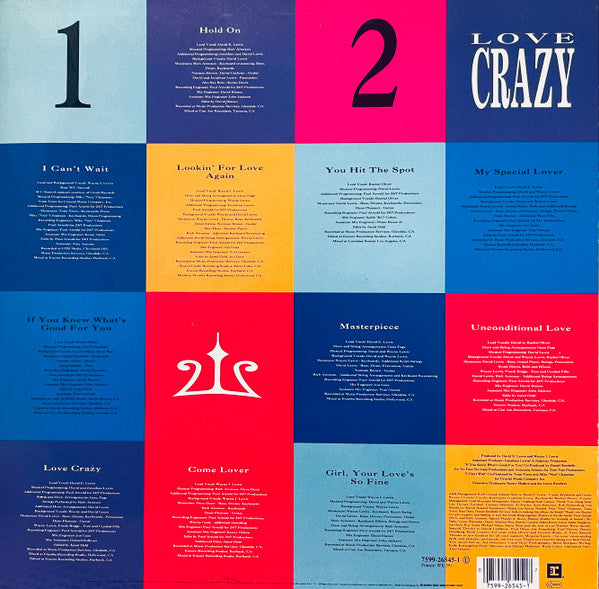 Atlantic Starr : Love Crazy (LP, Album)