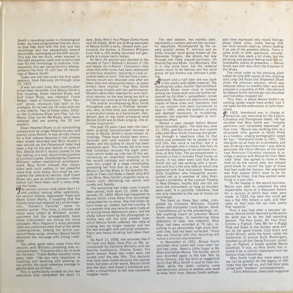 Bessie Smith : The World's Greatest Blues Singer (2xLP, Comp, Mono, San)