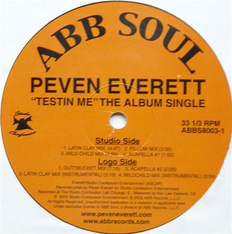 Peven Everett : Testin Me (12")